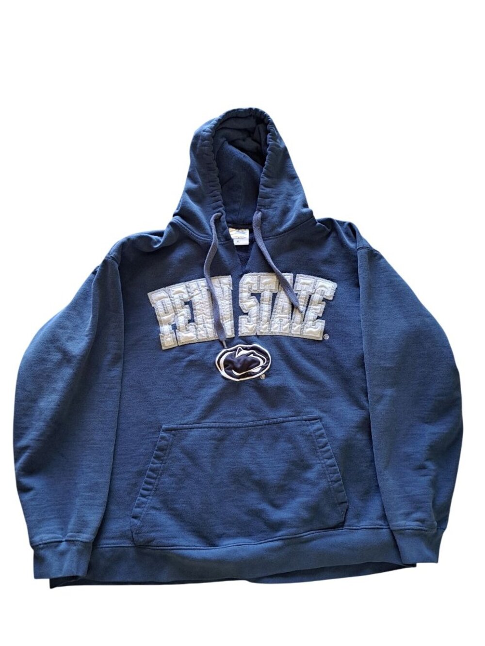 Vintage Penn State University Navy Blue Hoodie Sweatshirt XL Embroidered Logo